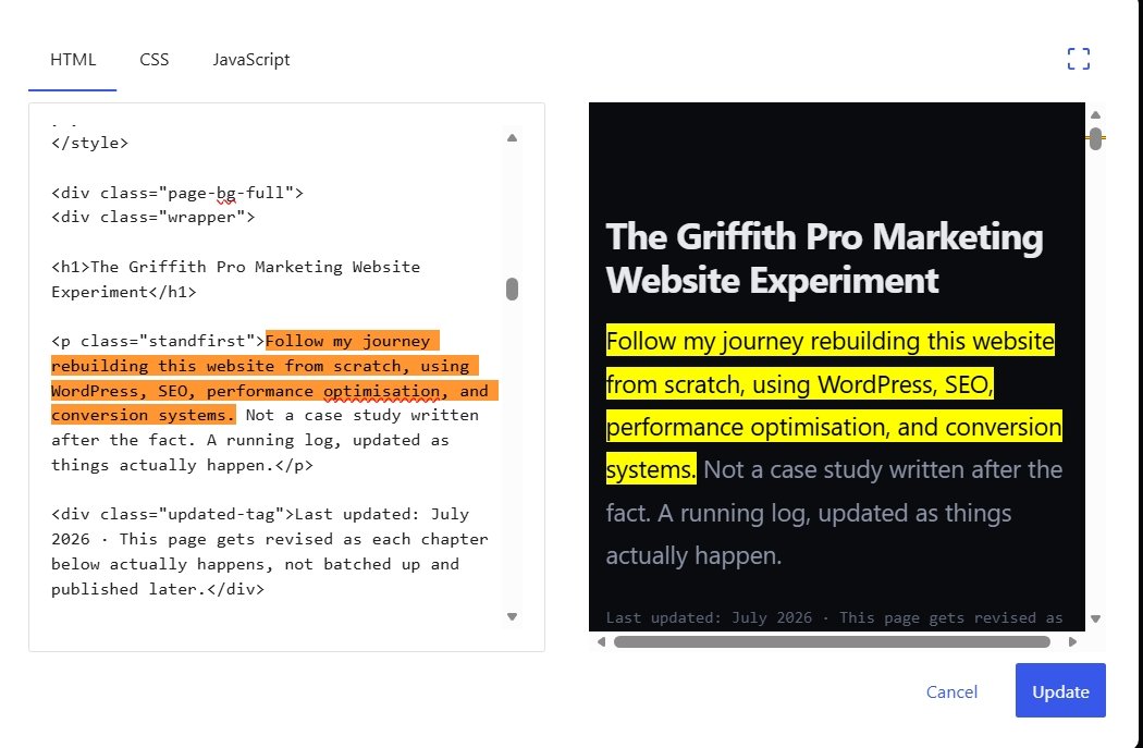 Original opening paragraph before the keyword density fix, with the focus keyword phrase absent from the first sentence